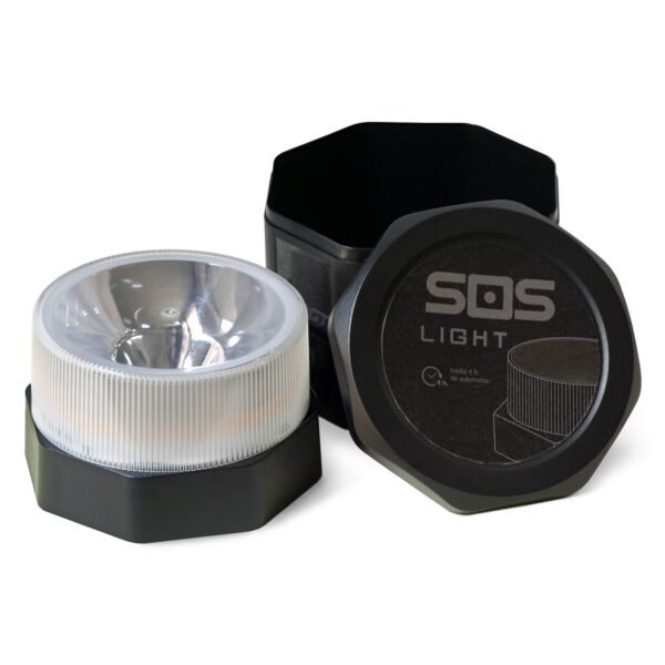 Set 2 unidades SOS LIGHT - luz de emergencia autónoma, señal v16 de preseñalización de peligro. - Imagen 2