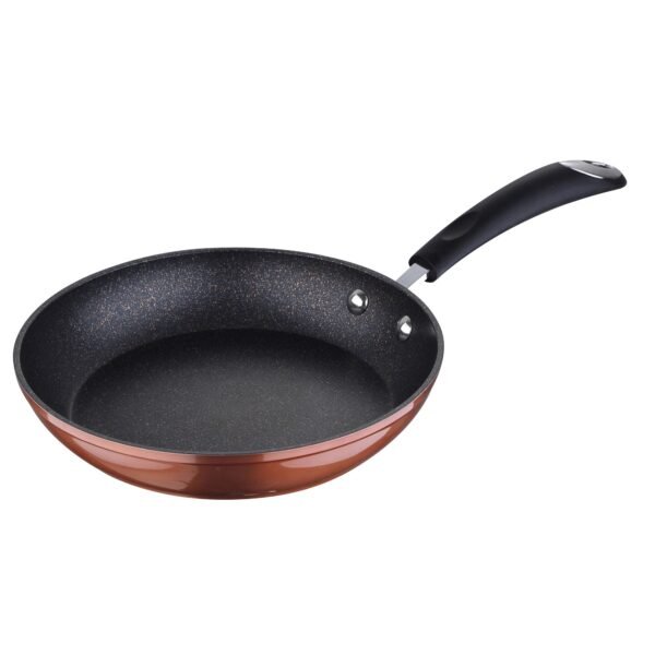 Set de Sartenes SIP color cobre- Ø20/24/28 + Grill 28 cms., aluminio forjado, mango revestido con silicona atérmica, inducción - Imagen 2