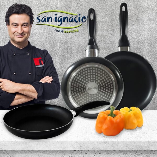 Set Bateria 8pc SIP  + Set 3 sartenes SIP CUNE 16/20/24 - Imagen 2