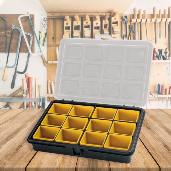Caja en polipropileno 117x90 h 32 mm para Organizador de plástico Art Plast de L372 x P314 x H40 mm