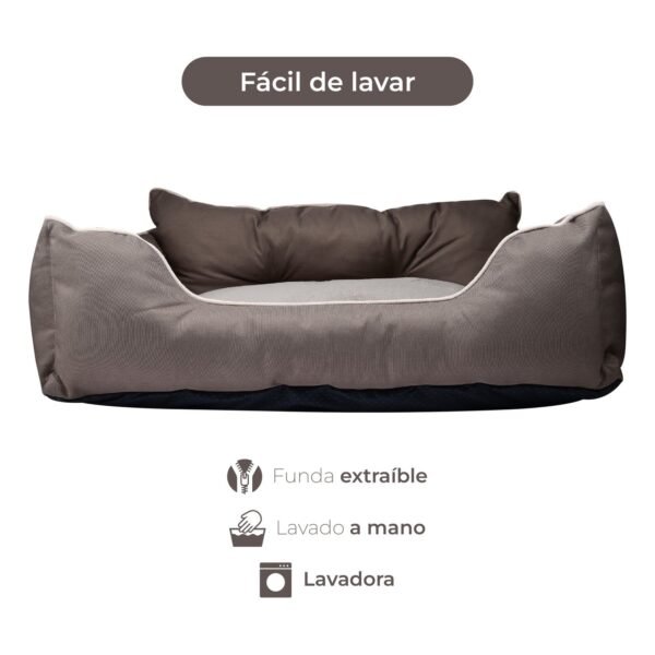 CAMA PARA MASCOTA 50X40X18CM POLIESTER MARRON BENETTON BE - Imagen 4