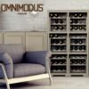 Mueble Omnimodus portabotellas para 18 botellas modelo Wengé - Imagen 2