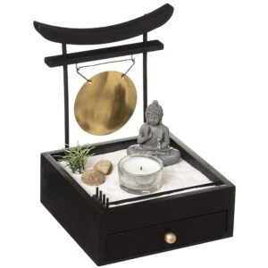 Jardín Zen con cajón 16,3x15x20,3cm