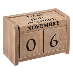 CALENDARIO DE MADERA COLONIAL