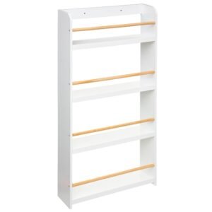 Librería infantil con 4 baldas color blanco Atmosphera.