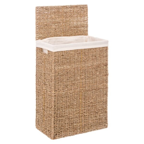 Cesto contenedor para ropa o la colada, rectangular, 40 L
