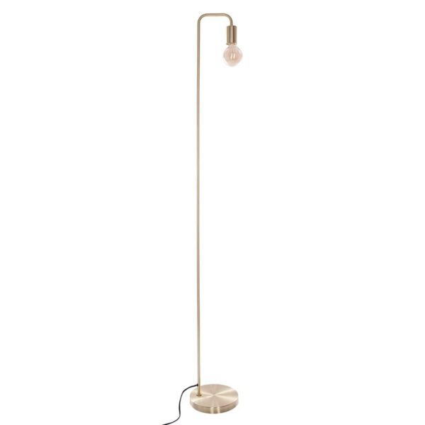 Lámpara de pie de metal dorado H150