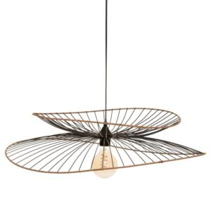 Lámpara de Suspensión Alara Metal Negro D 69,5