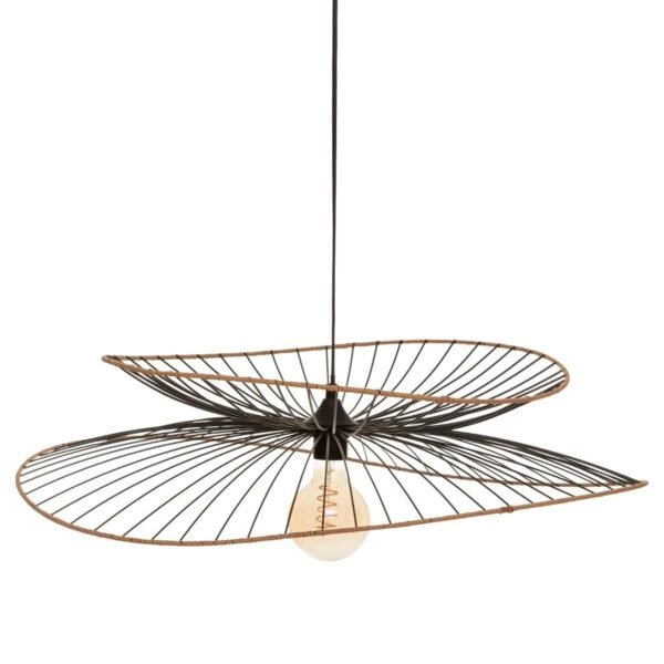Lámpara de Suspensión Alara Metal Negro D 69,5