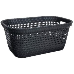 Cesto de la ropa 45 l de ratán