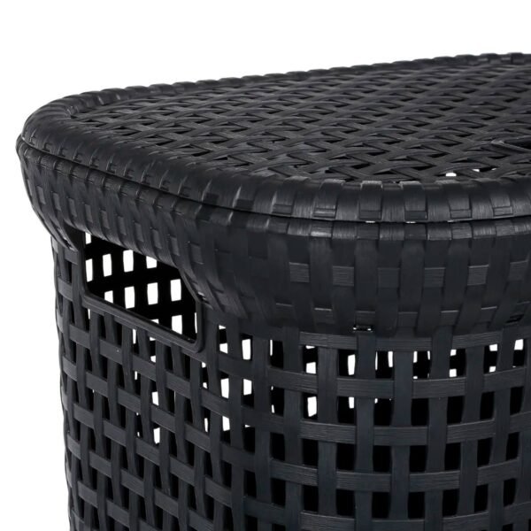 Contenedor de lavandería 60 l de ratán - Imagen 3