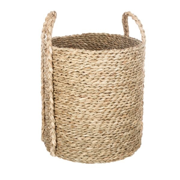 Conjunto de 3 cestas redondas color natural - Imagen 3
