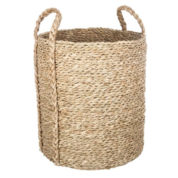 Conjunto de 3 cestas redondas color natural - Imagen 4