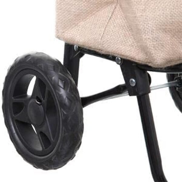 Carro de la compra 'i love shopping' 2 ruedas, 33 l, beige - Imagen 2