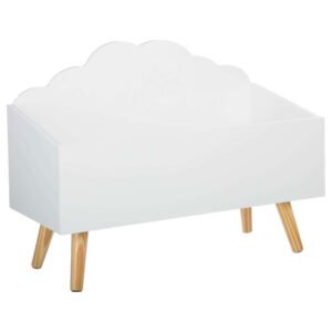 BAÚL INFANTIL 'NUBE' BLANCO PERFECTO PARA LA ORDENACIÓN DE LOS JUGUETE58 x 28 x 45,5 cm
