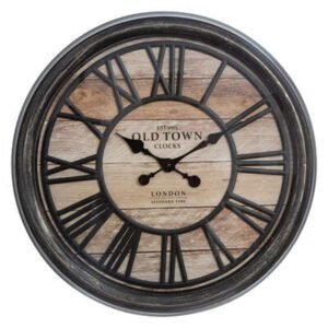 RELOJ DECORATIVO EN RELIEVE EN PLÁSTICO Pr. 49 x Pr. 5,5 cm