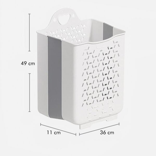 Set de 2 cestos plegables para la colada de 45L y 18,4L - Imagen 3