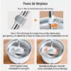 Fregona autolimpiante con mango ajustable y cubo para escurrir - Imagen 3