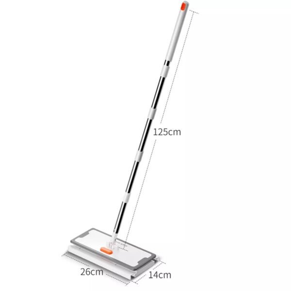 Fregona - mopa plana giratoria para la limpieza del suelo 2 en 1. - Imagen 2