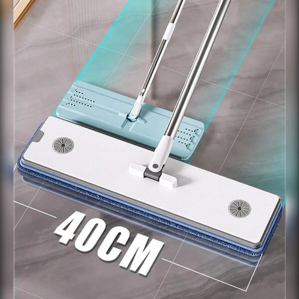 Fregona de mano con escurridor y almohadillas de microfibra. - Imagen 3