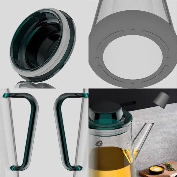 Aceiteria de vidrio de borosilicato 700ml joybos - Imagen 3