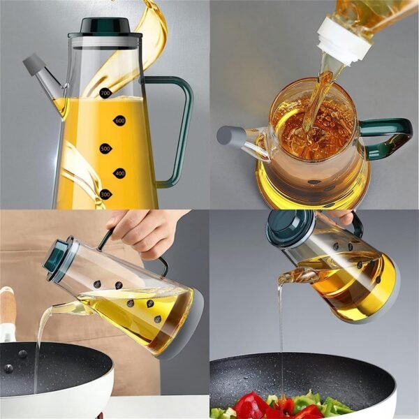 Aceiteria de vidrio de borosilicato 700ml joybos - Imagen 4