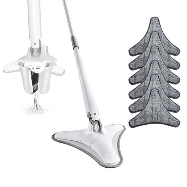 Trapeador manual de extrusión con 6 paños