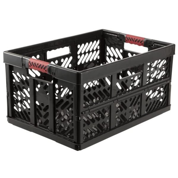 Robusta Caja Plegable con asas Suaves, 54 x 37 x 28 cm, 45 l, Ben, Gris Grafito - Imagen 2