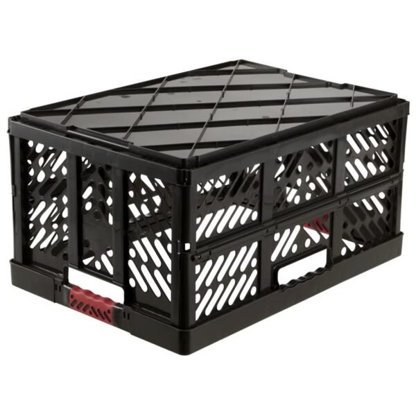 Robusta Caja Plegable con asas Suaves, 54 x 37 x 28 cm, 45 l, Ben, Gris Grafito - Imagen 3