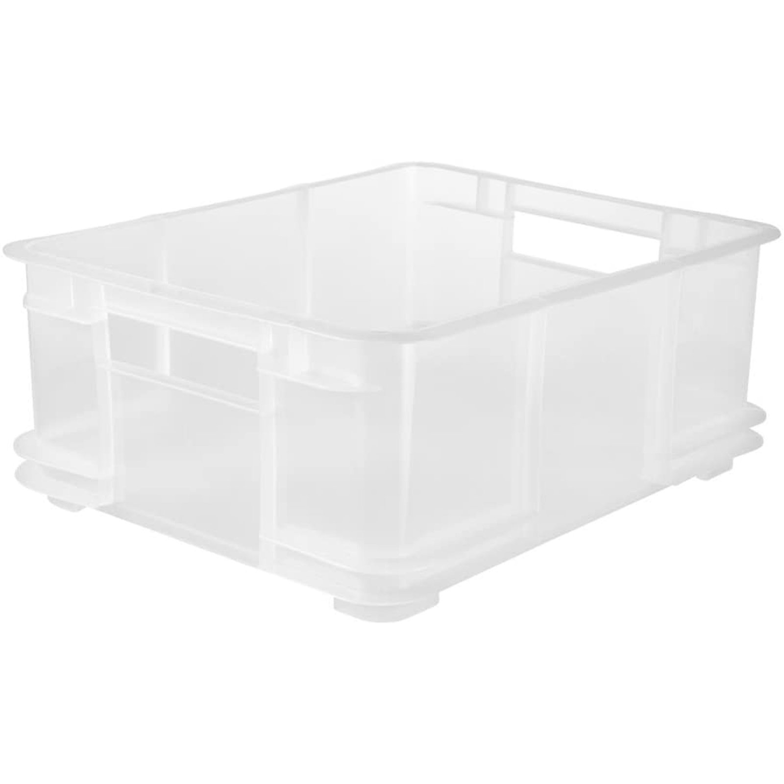 Caja de almacenaje Eurobox L, Plástico robusto (PP), 43 x 35 x 17,5 cm, 20 l, Transparente neutro - Imagen 2