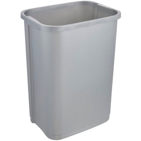 keeeper Cubo de Basura con Tapa Basculante, 25 l Plateado, gama Swantje - Imagen 3