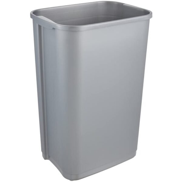 keeeper Cubo de Basura con Tapa Basculante, 50 l Plateado, gama Swantje - Imagen 3