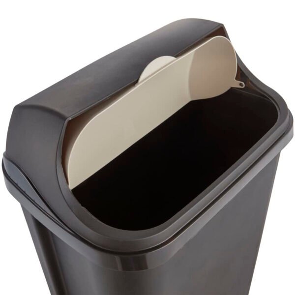 Cubo de Basura con Tapa Deslizante, 50 l, Rasmus, Gris grafito - Imagen 4