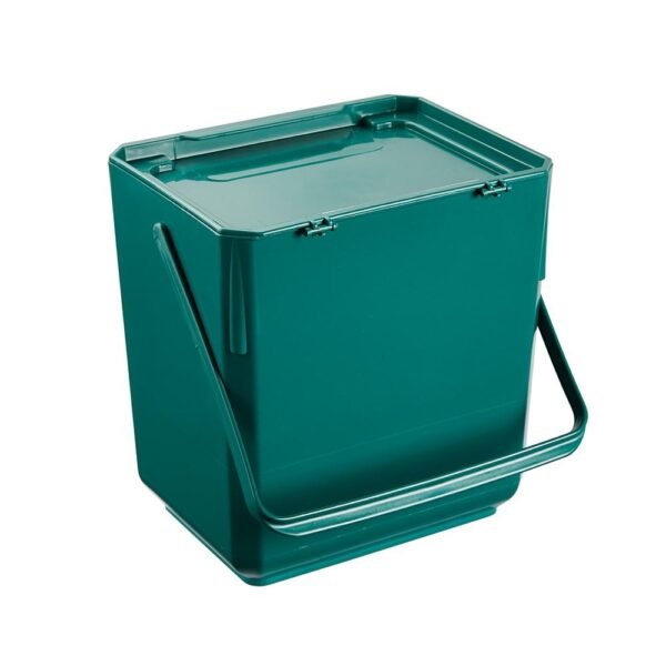 Papelera de reciclaje para compostar 19 x 14,5 x 20,5, eco verde - Imagen 2