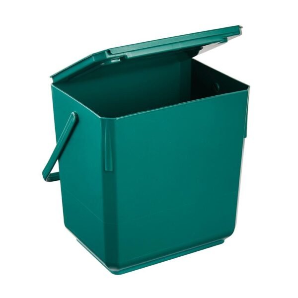 Papelera de reciclaje para compostar 19 x 14,5 x 20,5, eco verde - Imagen 4