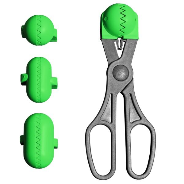 Utensilio multiuso con 4 moldes intercambiables , para croquetas, albóndigas, bolas, sushi, en color verde de plástico - La croquetera: patentado y fa