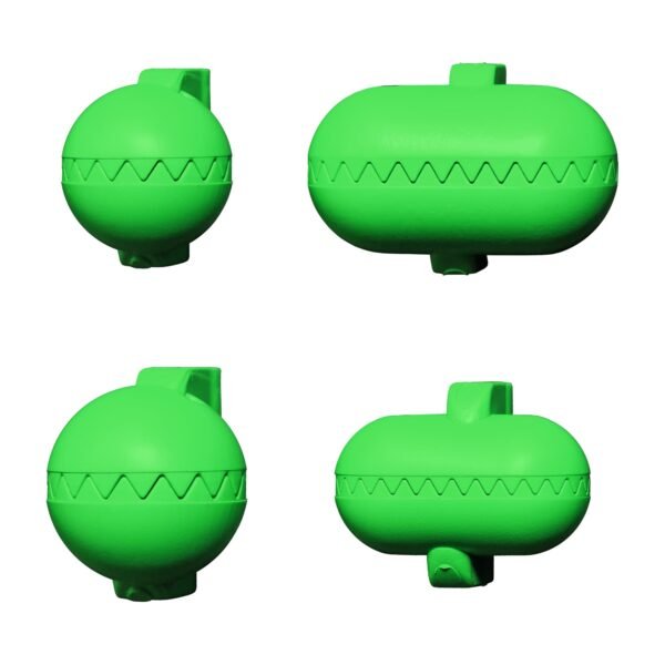 Utensilio multiuso con 4 moldes intercambiables , para croquetas, albóndigas, bolas, sushi, en color verde de plástico - La croquetera: patentado y fa - Imagen 3