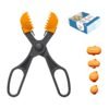 Pack utensilio multiusos con 4 moldes intercambiables color naranja + 20 bandejas de conservación - La croquetera: patentado y fabricado en España - Imagen 2