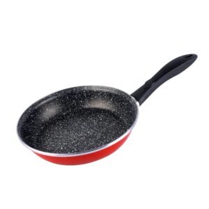 Magefesa K2 ROJO sartén 22, acero esmaltado vitrificado, en rojo, inducción y lavavajillas