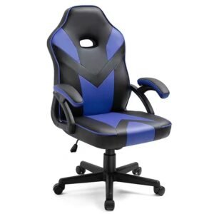 Silla oficina gaming universal azul