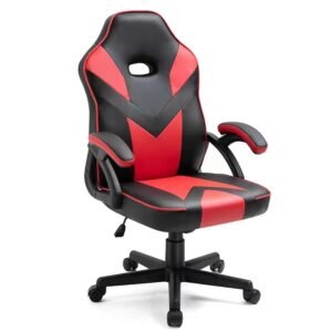 Silla oficina gaming universal roja