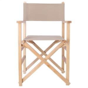 Sillon director sunset barniz lona piedra