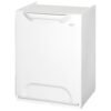 Pack de 2 papeleras de reciclaje en polipropileno color blanco, con depósito en el interior 40 L totales - Imagen 4