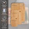 PACK DE 3 SARTENES Ø20/24 y 28 cms + SET DE 3 TABLAS DE BAMBÚ PARA TU COCINA - Imagen 4