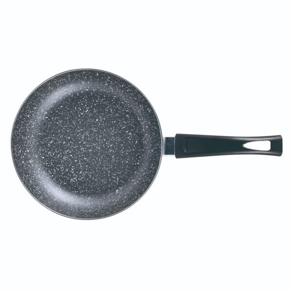 Set 3pc sarten (16+20+24cm) aluminio prensado, inducción, negra soul marble con Set 4pc cuchillos acero inoxidable - Imagen 4