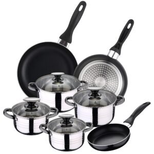 Set Bateria 8pc SIP  + Set 3 sartenes SIP CUNE 16/20/24