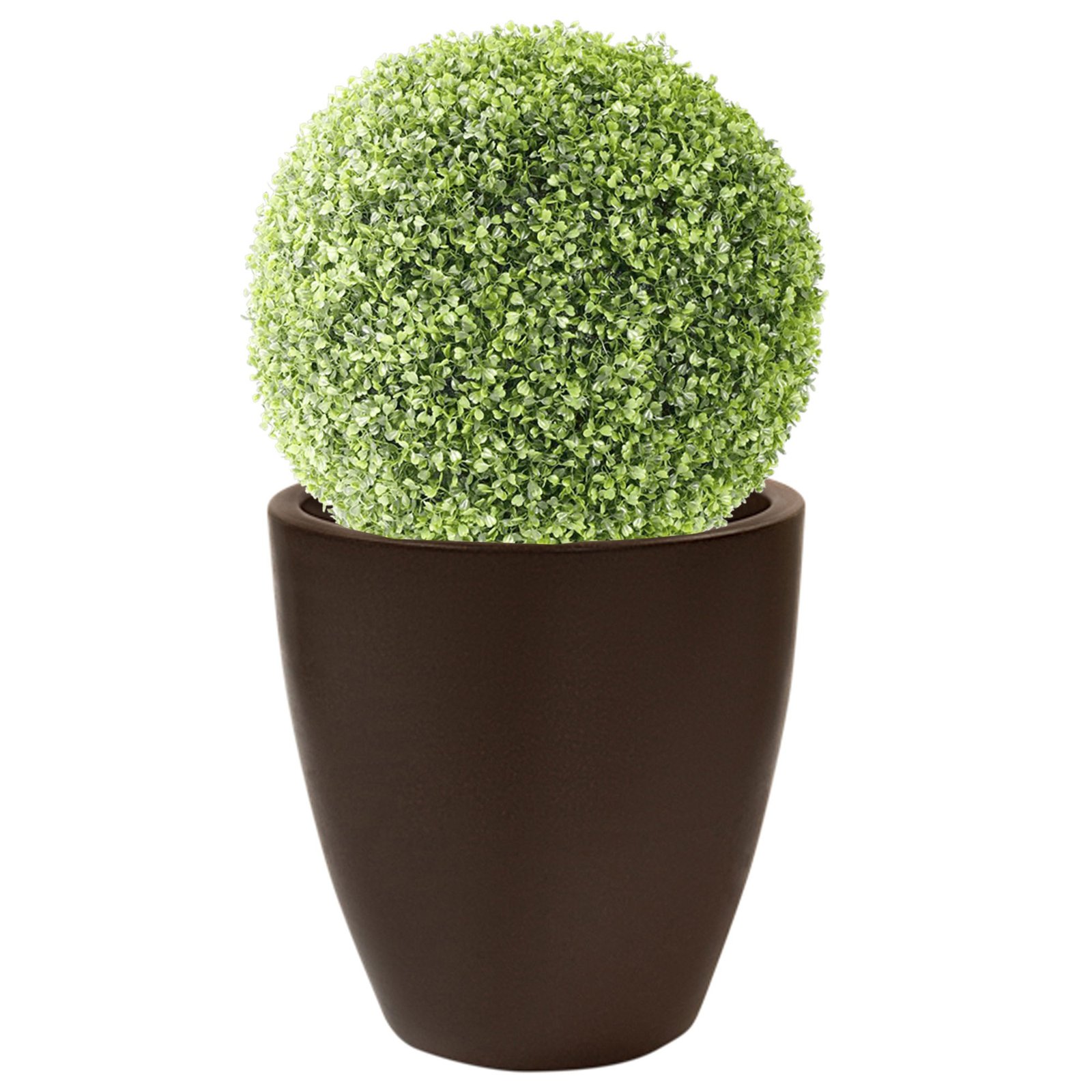 MACETERO DE POLIETILENO POR ROTOMOLDEO COLOR BRONCE 40x40 CM - Imagen 3