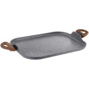 Asador 35.5x28.3cm aluminio forjado, apta para inducción, colección Daimiel