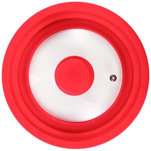 Tapa universal (16 18 20cm) cristal rojo, colección Jolie - Imagen 3