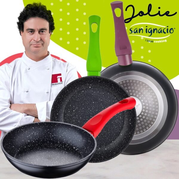 Juego de 3 sartenes 18/22/26 cm SAN IGNACIO colección Jolie - Imagen 2
